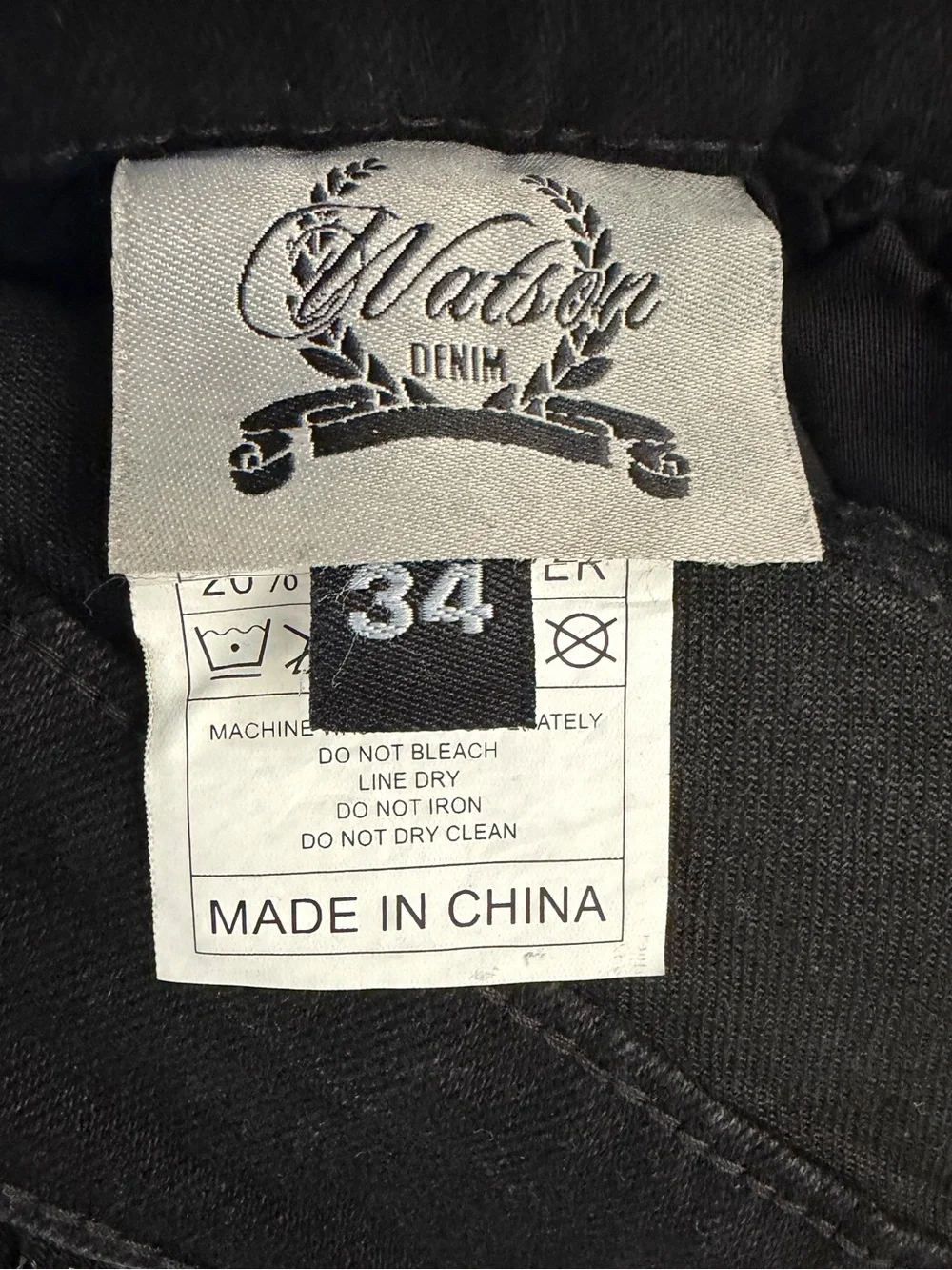 Watson Denim Cotton Blend Size 34 NWT Studded Statement Jeans